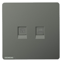 Siemens Haocai network cable plus telephone line two-in-one network panel computer network port type 86 dual-port network socket