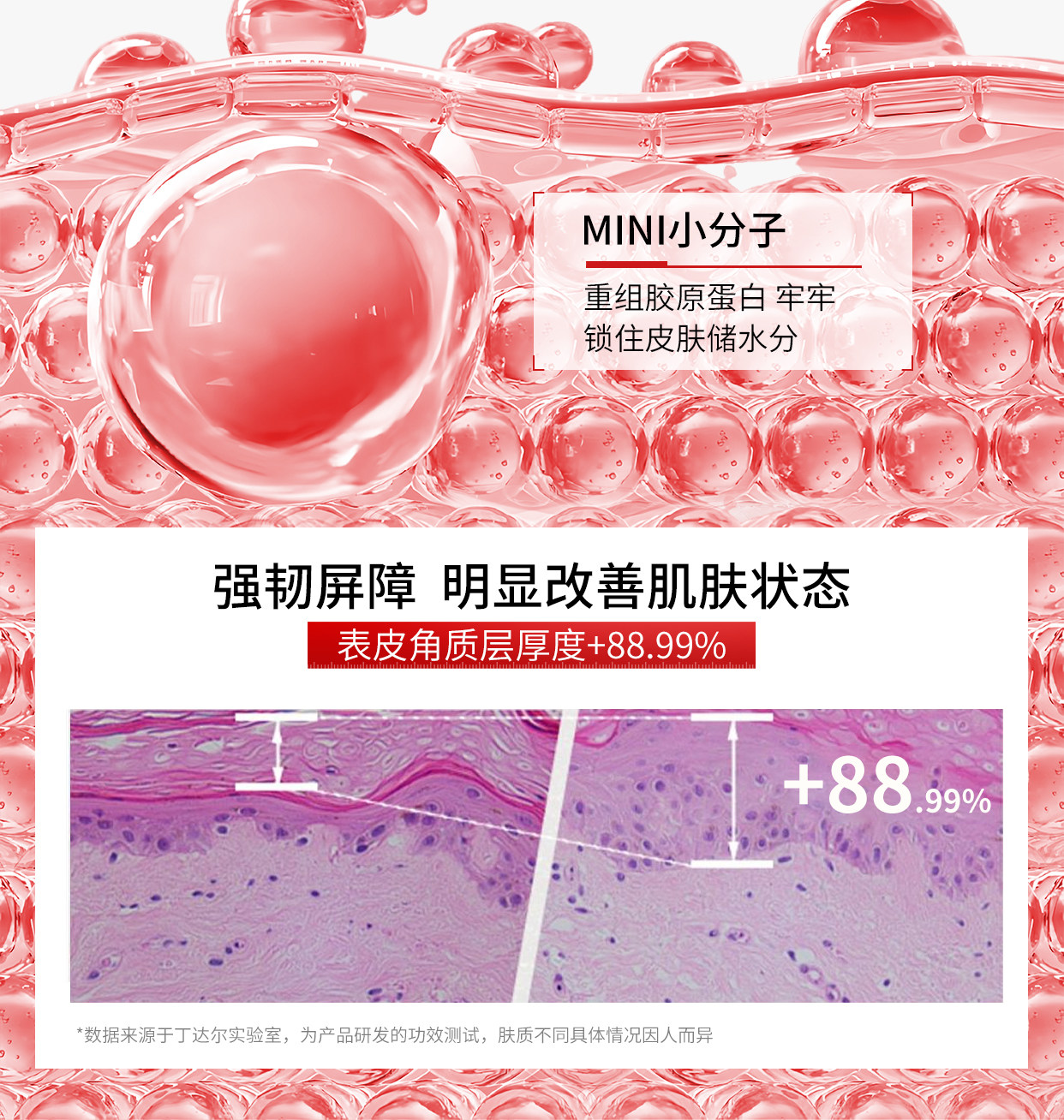 【中国直邮】 丁达尔 敷料修护乳 细腻毛孔温和修护皮肤iii型胶原蛋白细腻修护肌肤屏障  60g