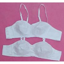 New full-cup thin mold cup middle-aged and elderly button back button side button solid color vest middle-aged cloth bra front button underwear