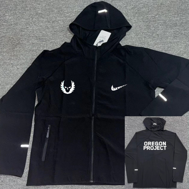 Autumn New Reflective Oregon Project Training Clothing, Unisex Windbreaker, Sports Training Casual Running Clothing