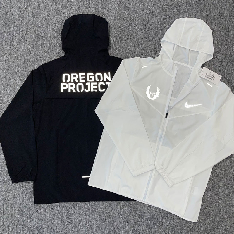 Track and Field Marathon Reflective Thin Clothing Fitness Training Sun Protection Jacket Unisex Sports Running Windbreaker