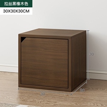 Desktop bookshelf storage rack student small double-decker desk small bookcase with door mini storage cabinet