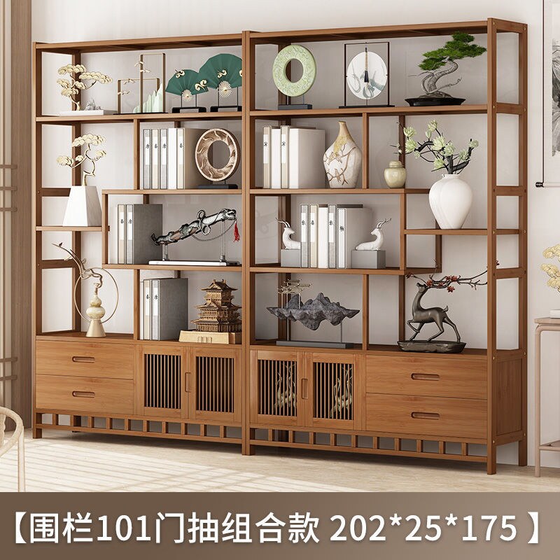 Bogu rack solid wood Chinese style Duobaoge wine cabinet rack living room compartment display cabinet rack antique ornaments cabinet bookshelf