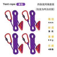 4 фиолетового (с красной пряжкой регуляции и висящей пряжкой)