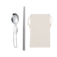 Ложка палочки для палочек+белая сумка