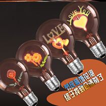 Net red romantic led rose bulb small night light flower bulb sunflower atmosphere lamp creative decorative light source lamp