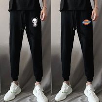 Spring and summer Net red with the same ankle-length pants slim feet leg pants social spirit guy four bar pants men