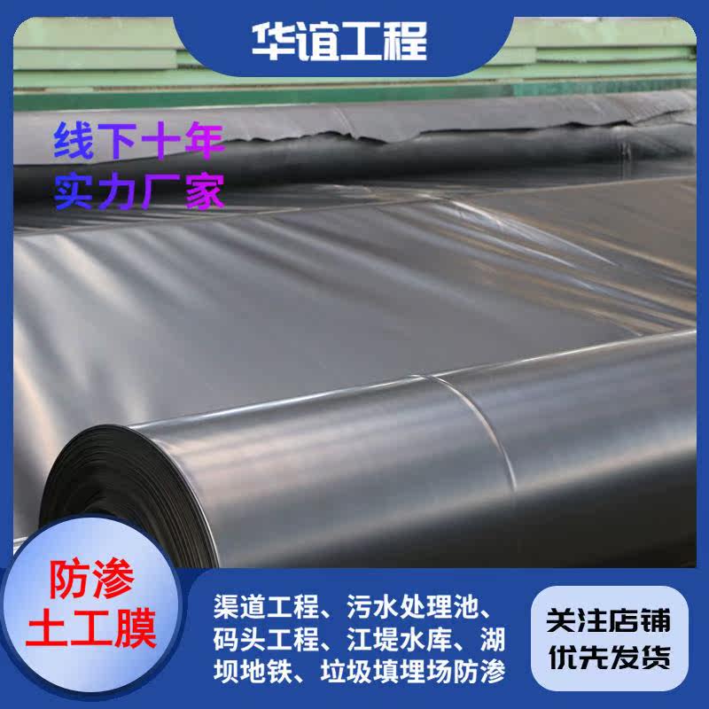 Manufacturers spot HDPE anti-seepage geomembrane fish pond aquaculture waste landfill biogas tank waterproof anti-seepage waterproof board