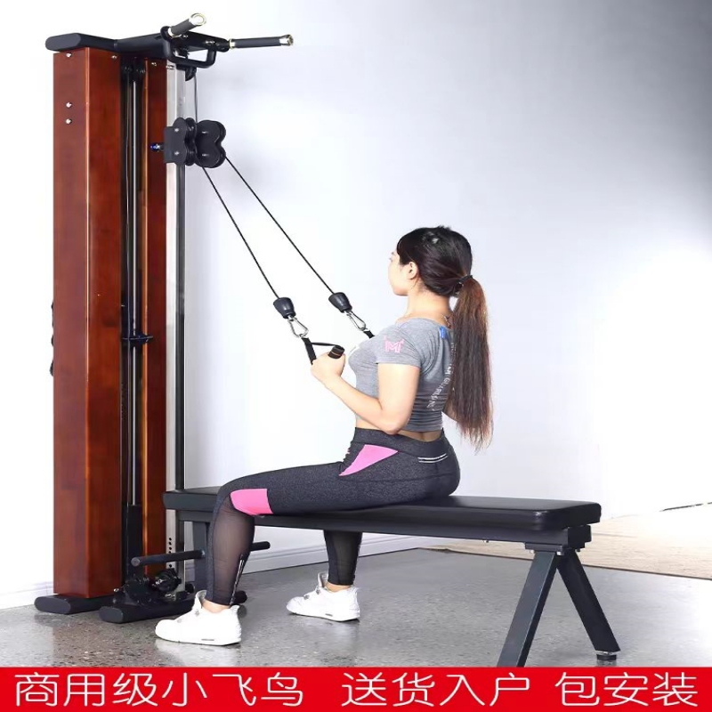 Gym Wall-Mounted Small Bird-Shaped Home Fitness Equipment, Wall-Mounted Bird-Shaped Home Fitness Rack, High-Position Pull-Down Single-Side Gantry Rack