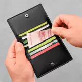 Картхолдер, ультратонкая маленькая сумка через плечо, легкий и тонкий антимагнитный бумажник для водительских прав