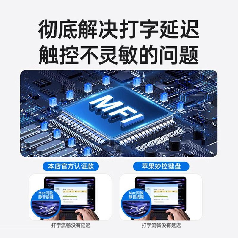 iPad Magic Keyboard 2024 New Model Suitable for Apple Air6 Tablet 5 Protective Case Pro 11inch Mini7 Integrated Pad10 Generation 9 Bluetooth Magnetic 4 Smart Mouse Huaqiangbei Case Second-Generation Dedicated Set