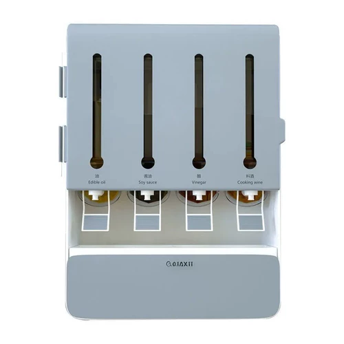 Кухня приправа коробка сети на стене с высоким уровнем домохозяйственной настенной стойки для приправа соевого соевого уксуса, чтобы упаковывать роскошь бутылки с бутылкой.