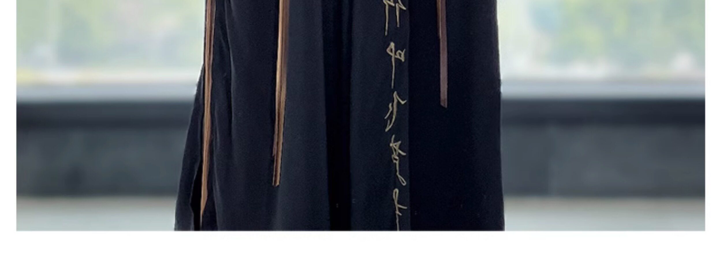 Китайцы одежда наборы 鼎尚原创【竹叶飞芦】汉服女2024新款宋制改良宋裤套装中国风古装