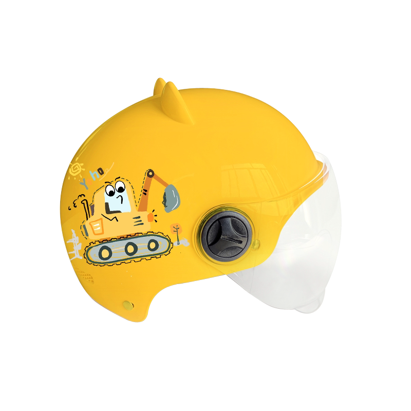 Chengye cartoon excavator children's helmet