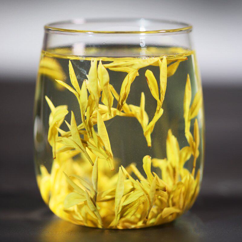 2021 new tea golden bud tea Mingqian super authentic Anji white tea 250g gift box green tea spring tea