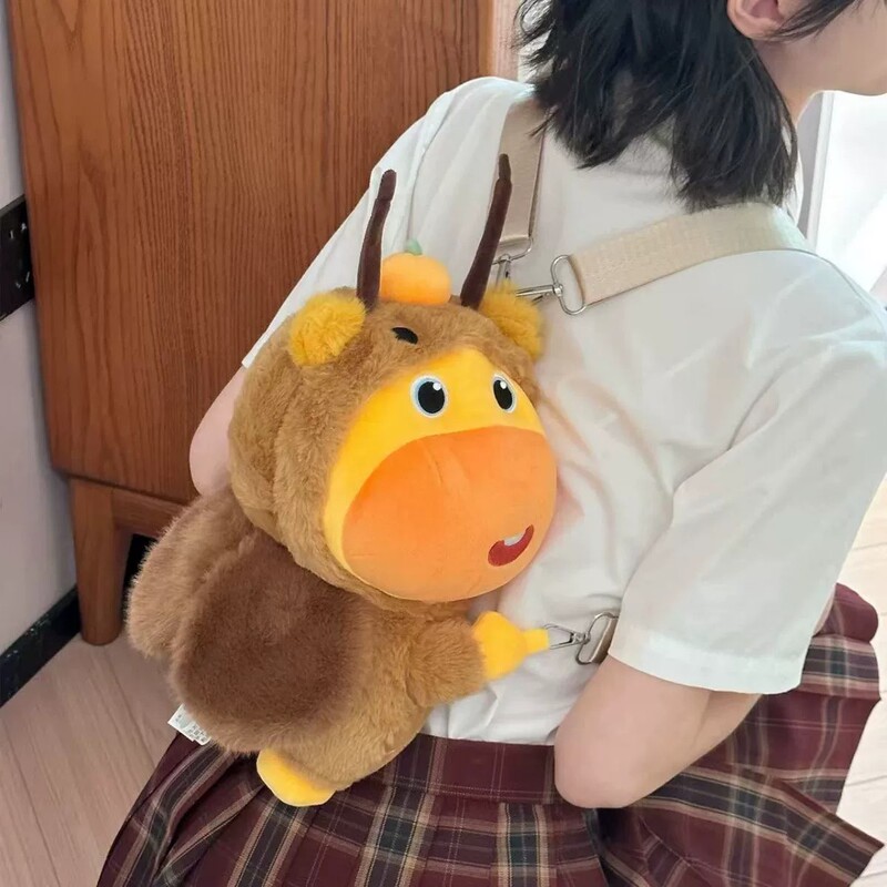 Capybara Lulu Pufferfish Bag Plush Toy Cute Capybara Doll Stuffed Animal Shoulder Crossbody Bag Capybara Lulu Pufferfish Bag Plush Toy Cute Capybara Doll Stuffed Animal Shoulder Crossbody Bag