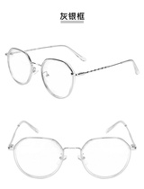 Vintage Women Men Round Myopia Glasses Oversized Eyeglasses