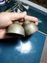 I received a pair of old copper bells complete as shown in the package.