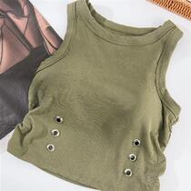 Type No Shipping Season Spicy to put on a girl careful white back bottom inner breasted womens sleeve spicy hitch sweet and short wrap outer summer