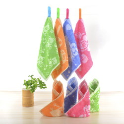 [10-Pack] Square Towels, Small Towels, Kindergarten Hand Towels, Dishwashing Cloths, Square Shape