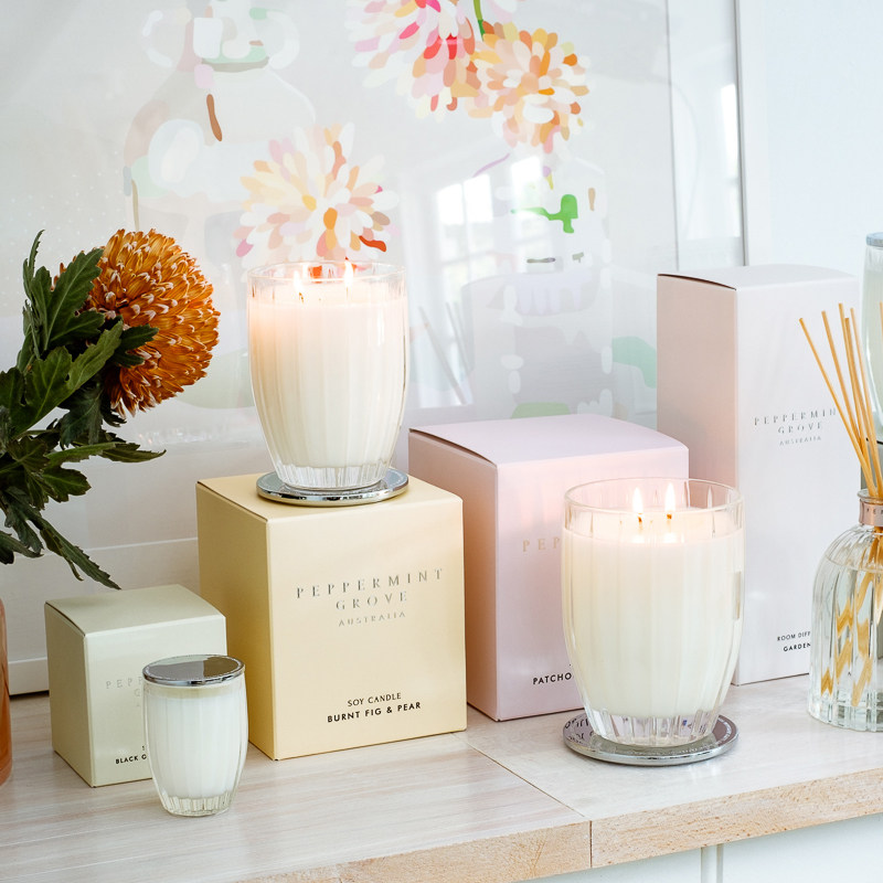 Australian Peppermintgrove Smoke-free Incense Candle Room Scented Scented Pendulum bedroom Sleeping Birthday Present