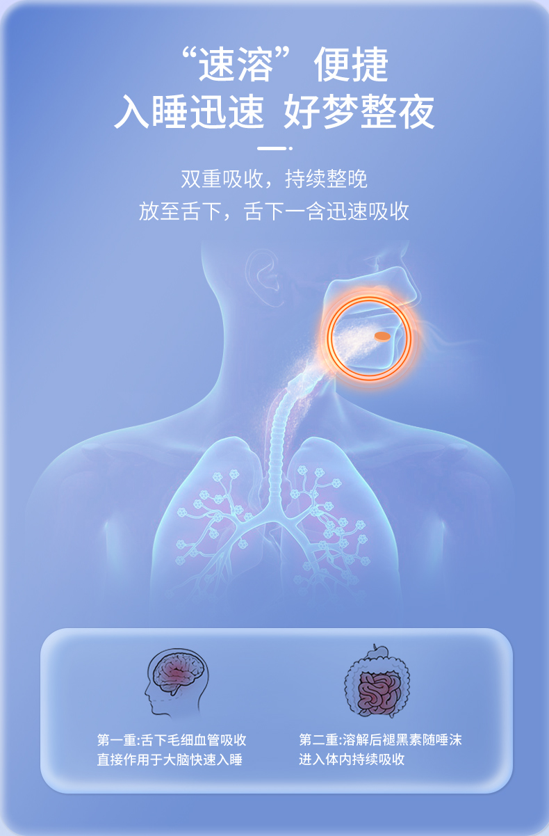 美国VLL褪黑素安瓶软糖60粒