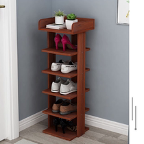 Imitation Wood Shoe Rack Shoe Rack Multilayer Home Economy Type Province Space Simple Doorway Small Shoe Shelf Dorm Room