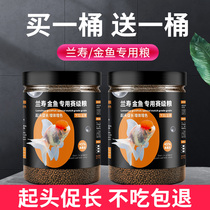 Lanshou feed goldfish special high-protein Arhat Thai lion head sinking fish food small particles sinking fish food