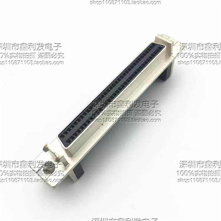 Ổ cắm động cơ servo Đầu nối SCSI-68Pin Đầu cái cong 68P Đầu nối kiểu DB cơ sở cong 90 độ