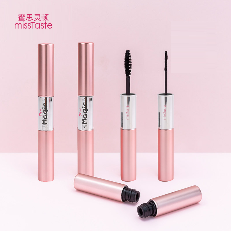 missTaste honey hearton double head mascara lady waterproof fiber long roll teething encryption lengthened without fainting