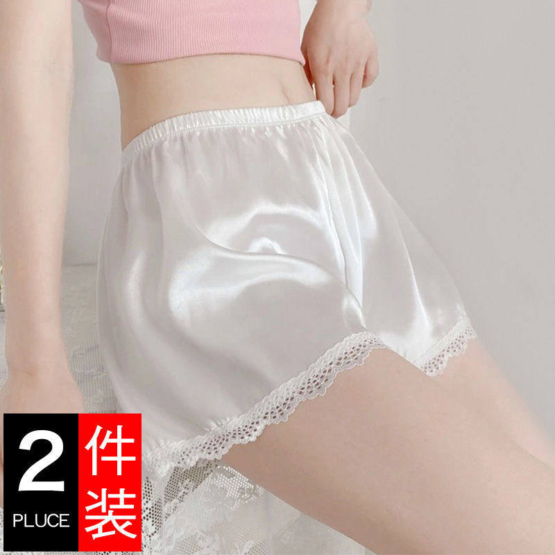 Safety pants, underwear, spring and summer, women's anti-glare, wear imitation silk, cool and opaque, women's underwear, underwear, ice silk