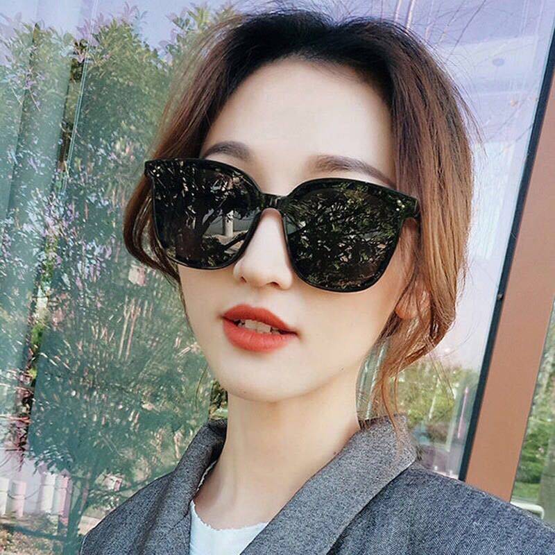 Sunglasses women's 2021 new trendy high-end glasses men's anti-ultraviolet round face big face net red small face summer sunglasses