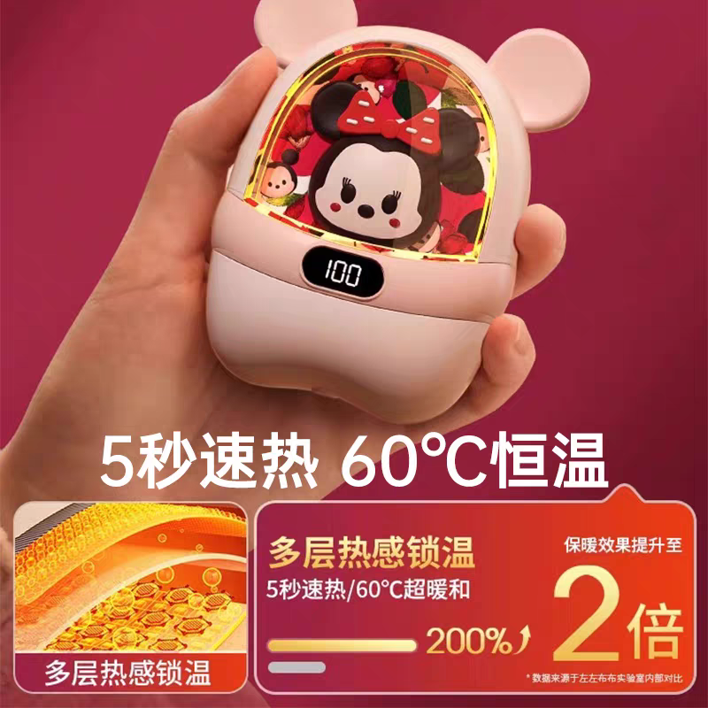 Pxo Hand Warmer, Handheld Rechargeable 2-in-1, 2025 New Model, Mini Portable Hand Warmer, Gift for Girls