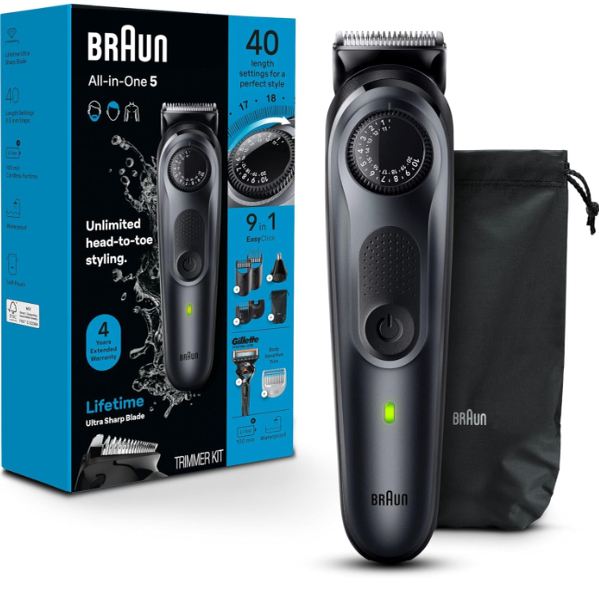 German Imported Braun 7 Series Bt Aio Men's Beard and Facial Hair Trimmer Hair Clipper Electric Trimmer