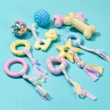 Игрушки для собак, шлифование зубов, чистые зубы, резиновый шарик для самообслуживания, интерактивный артефакт с маленьким собакой Bomei