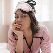 Silk blindfold spring and summer sleep for men and women all-round shading sleep breathable mulberry silk comfortable sleep to relieve fatigue