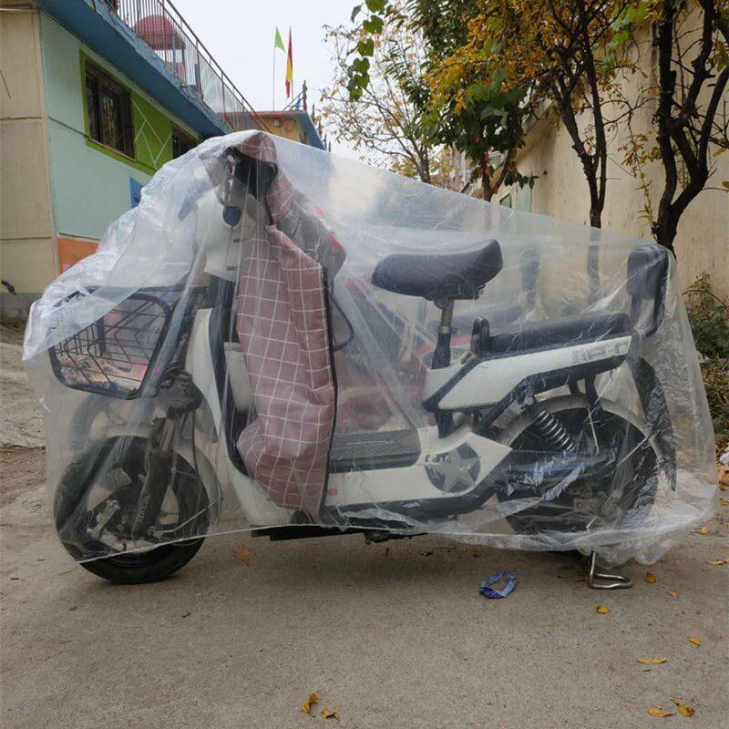 Electric car clothing dustproof, rain-proof, waterproof pedal, locomotive cover, bird-proof, transparent cover cloth thickened universal