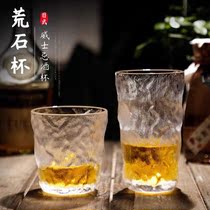 ins Japanese style Glacier pattern glass Household water cup teacup Whisky cup Frosted coffee cup Juice cup 6
