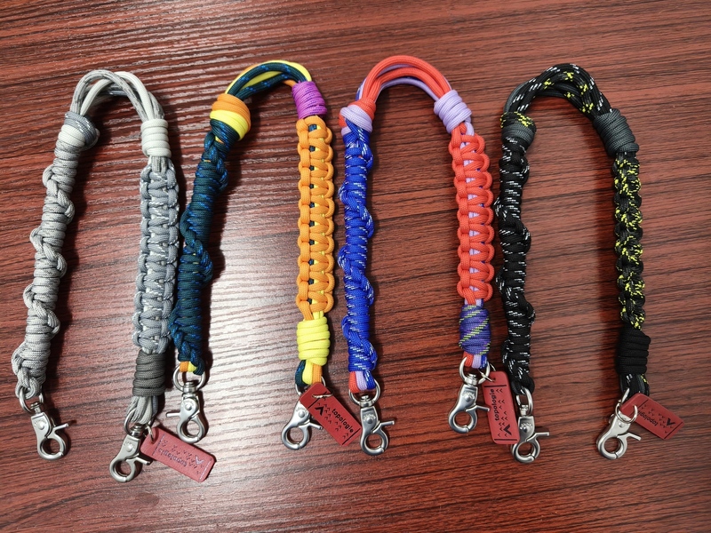 【Pure Original】French Outdoor Fashion Brand Top Colorful Woven 50cm Length Wrist Strap Can Be Used as a Handbag or Shoulder Strap