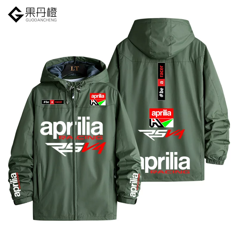 Куртка Aprilia MotoGP для мужчины, экипировка мотоциклетной команды Aprilia, ветронепроницаемая осень-зима