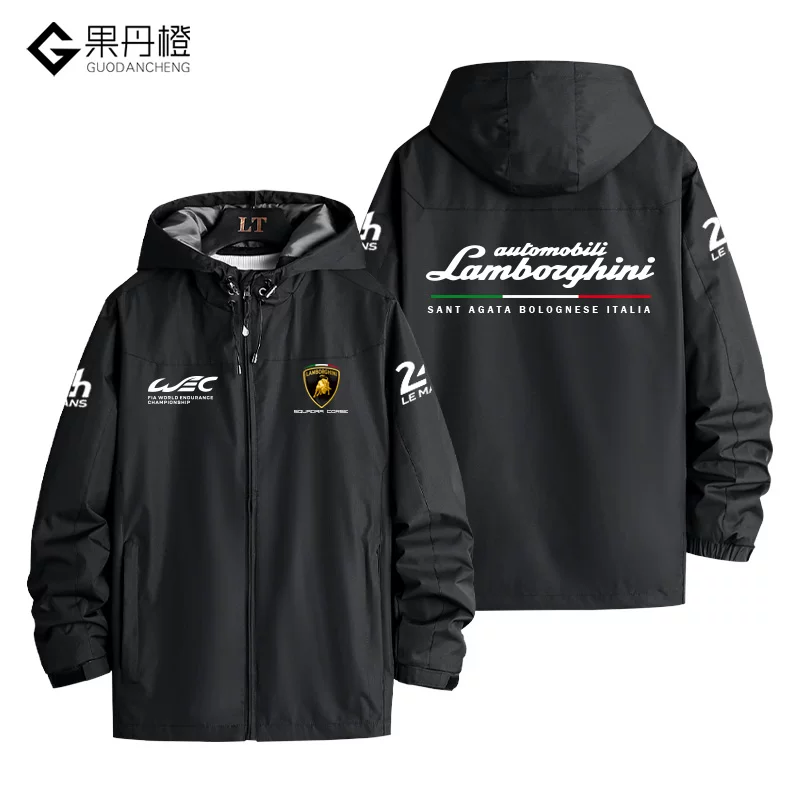 Куртка-пиджак гоночного костюма команды Lamborghini для гонок WEC, одежда мужская