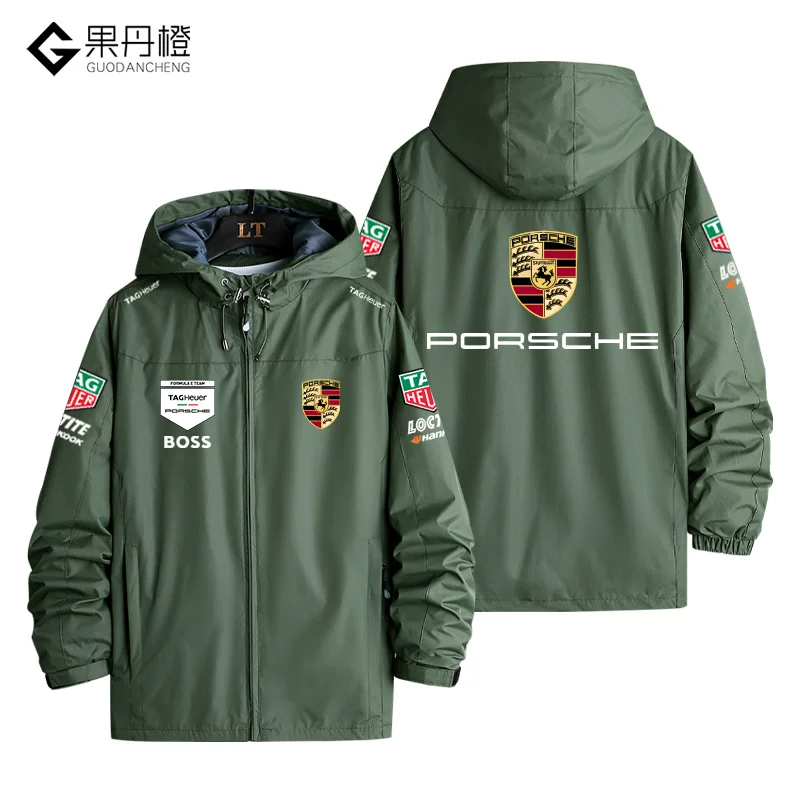 Tag Heuer, гоночная машина, куртка, Porsche