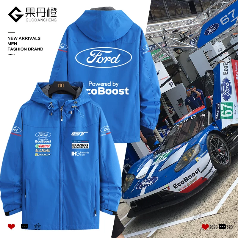 Форд Мустанг GT3 автомобиль FIA Ле-Манс гоночная памятная одежда куртка для мужчин и женщин