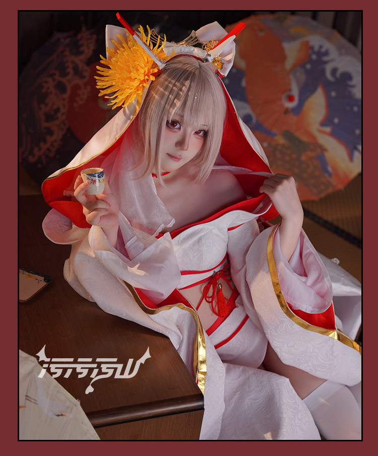 Azur Lane Ayanami Oni Shrine Outfit Cosplay Costume