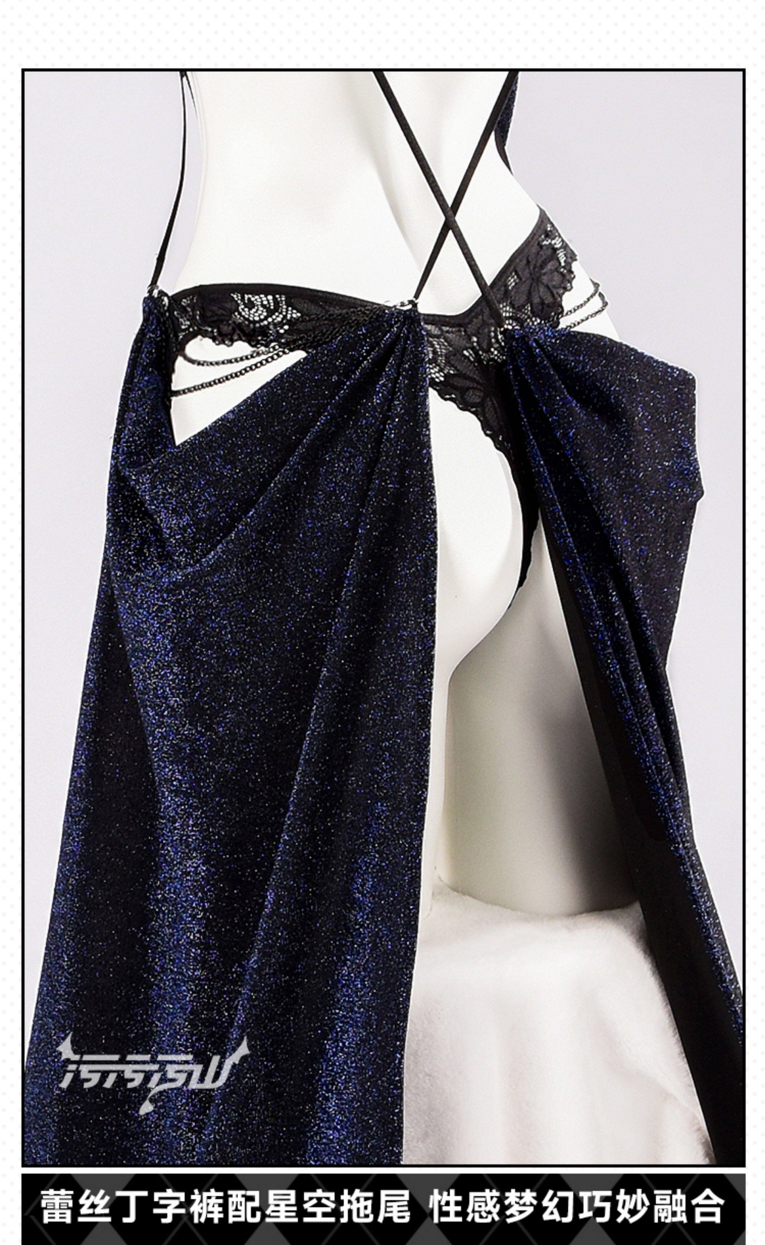 Azur Lane: Musashi | Black Starlight Dress Cosplay Costume 39 Azur Lane Musashi Starlight Dress Cosplay Costume
