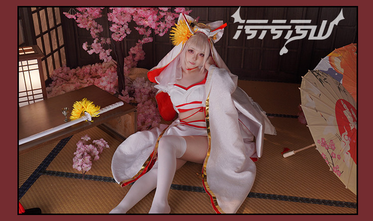 Azur Lane Ayanami Oni Shrine Outfit Cosplay Costume