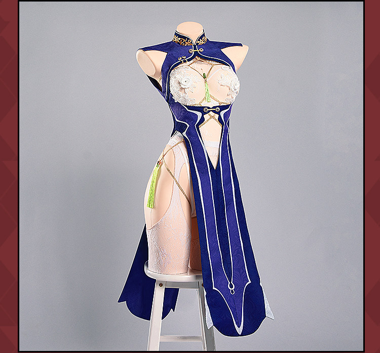 Azur Lane Mainz New Year Cheongsam Cosplay Costume