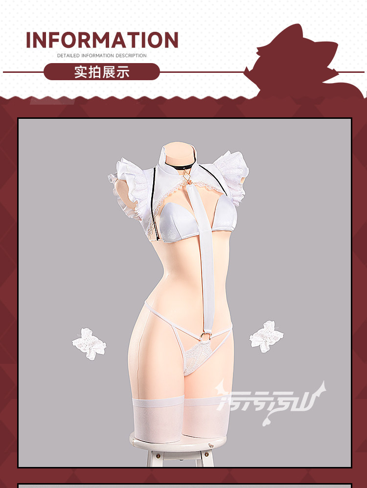 Azur Lane Anshan White Bikini Underwear Cosplay Costume