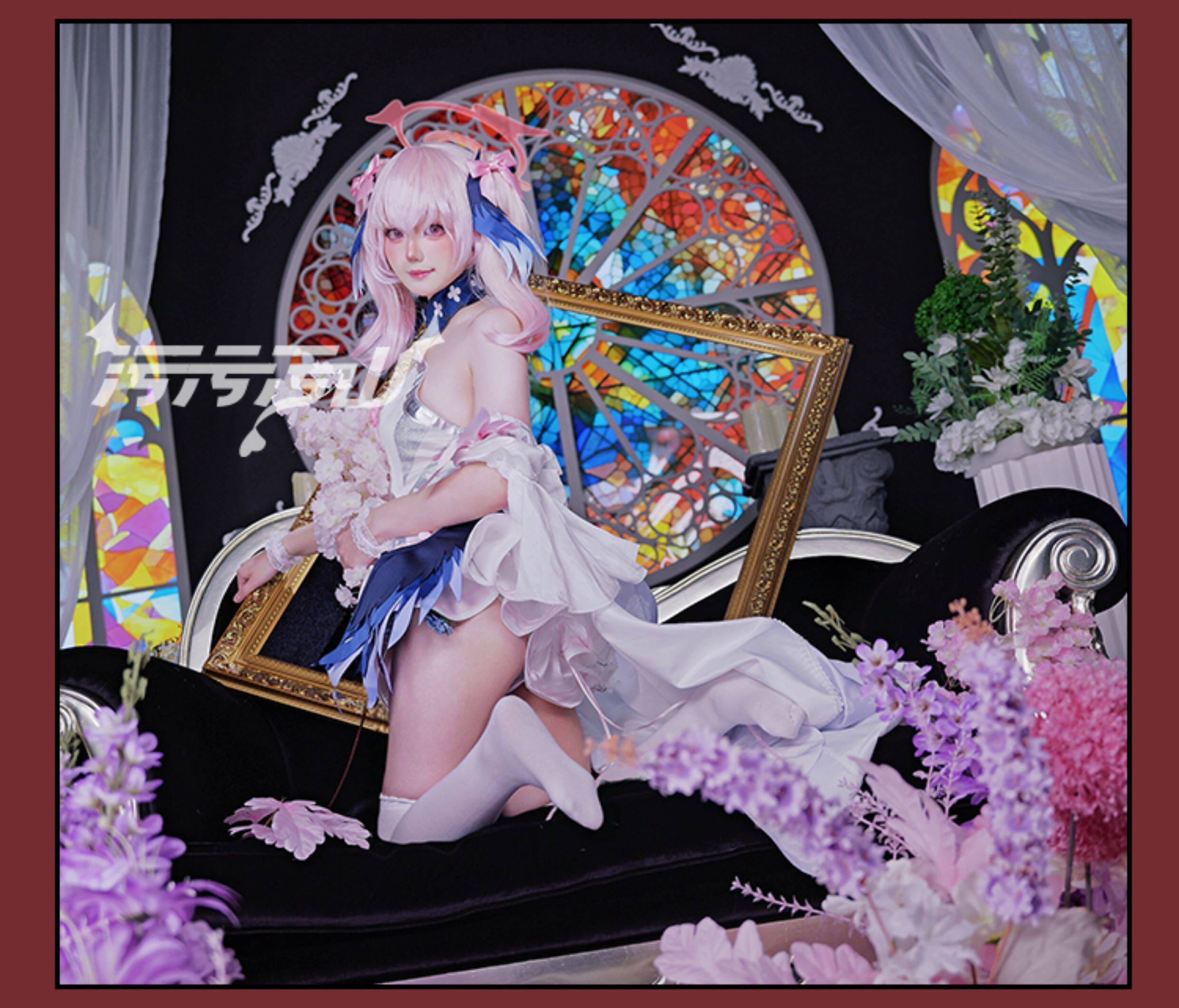 Blue Archive: Shimokawa Koharu | Pure White Vow Wedding Dress Cosplay Costume 32 Blue Archive Shimoe Koharu Pure White Vow Wedding Dress Cosplay Costume