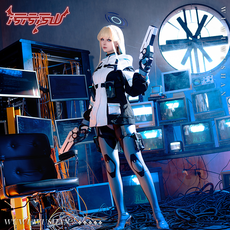 Production of the Cosplay Costume from the Game Blue Archive, Featuring the Character Fei Niao Ma Shi in Battle Attire, from the Anime Genre